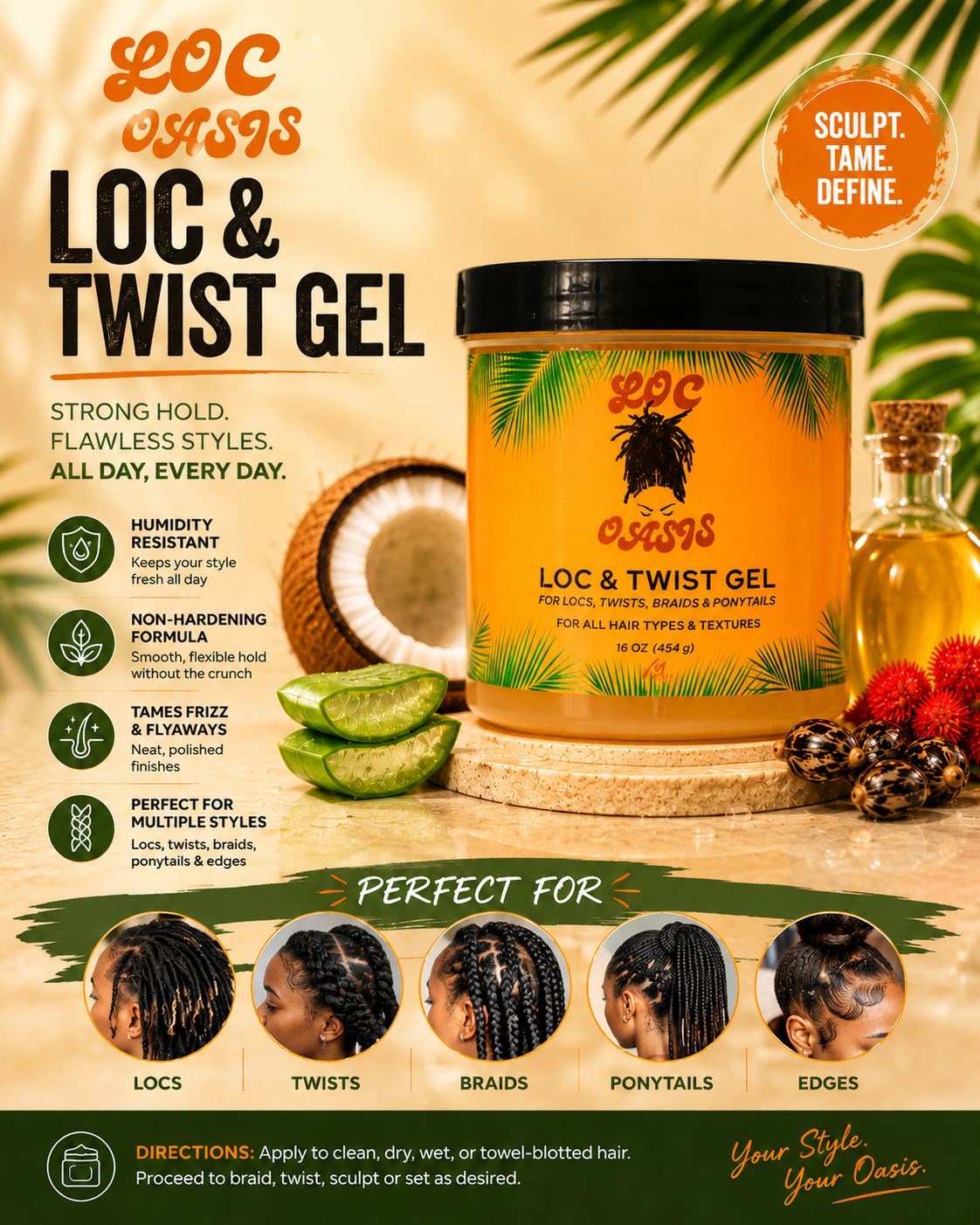 Loc & Twist Gel 16oz - Image 3