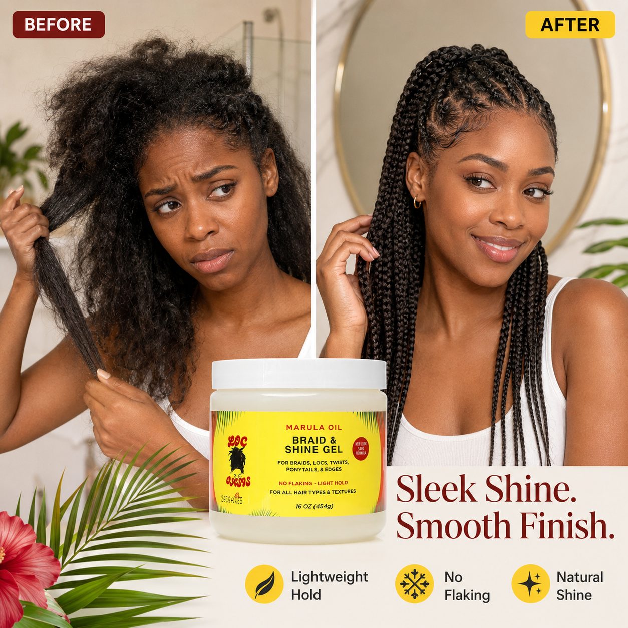 Braid & Shine Gel 16oz - Image 4