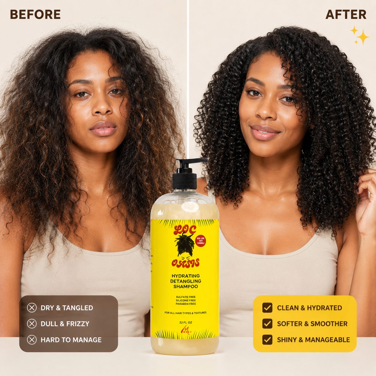 Hydrating Detangling Shampoo 32oz - Image 3