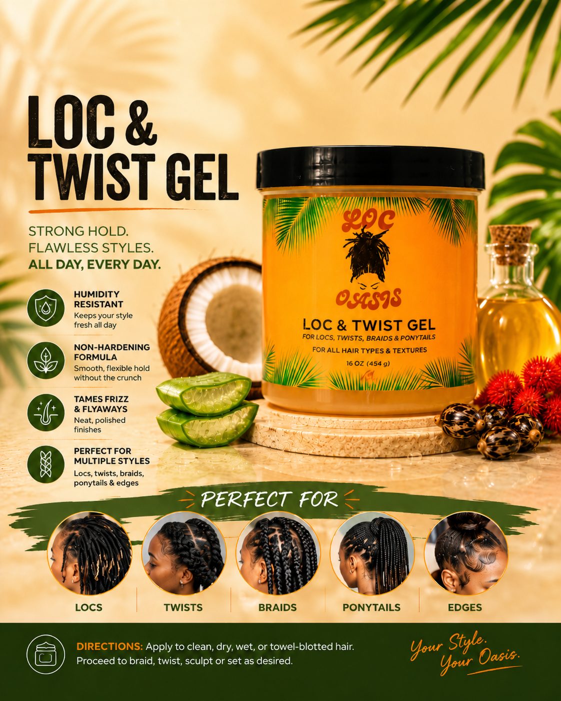 Loc & Twist Gel 16oz - Image 3
