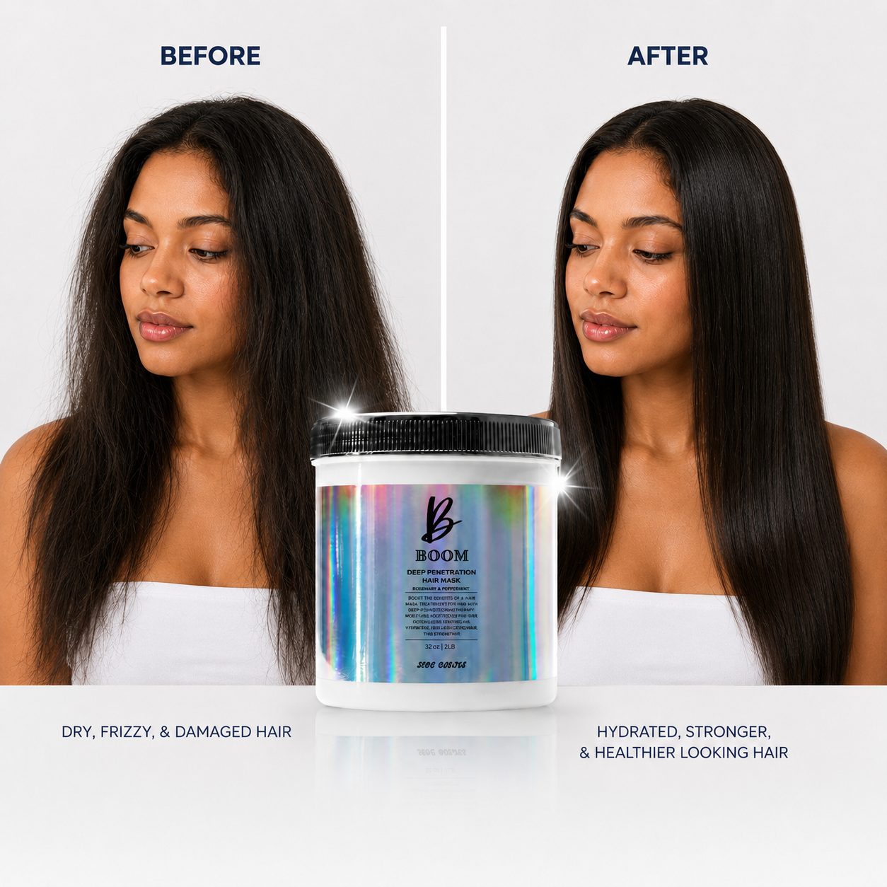 Rosemary & Peppermint Deep Penetration Hair Mask - Image 3