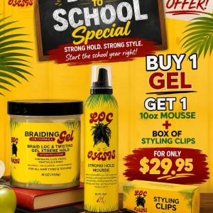 Braid Loc & Twisting Gel + Strong Hold Mousse Deal